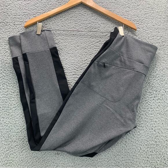 Athleta Essex Hybrid Tights Leggings Women's Heather Gray  -  Size:   LT - Picture 8 of 16